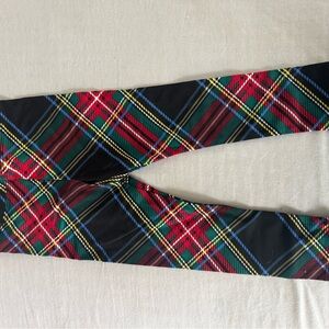 Crewcuts Red and Green Tartan Leggings